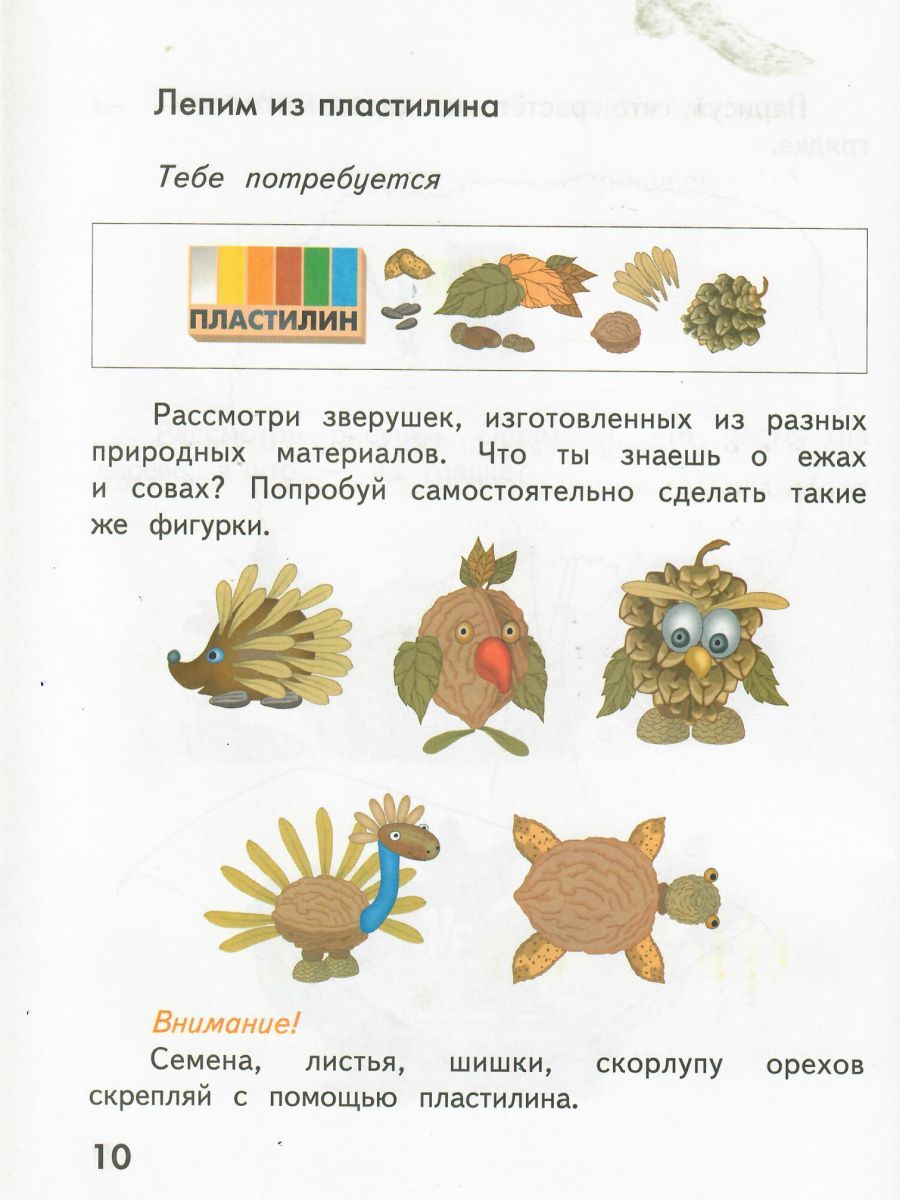 Технология. 1 класс. Рабочая тетрадь. УМК "Начальная школа 21 века"