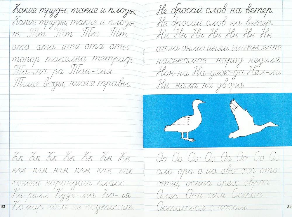 Тренажер по чистописанию 1 класс. Послебукварный период