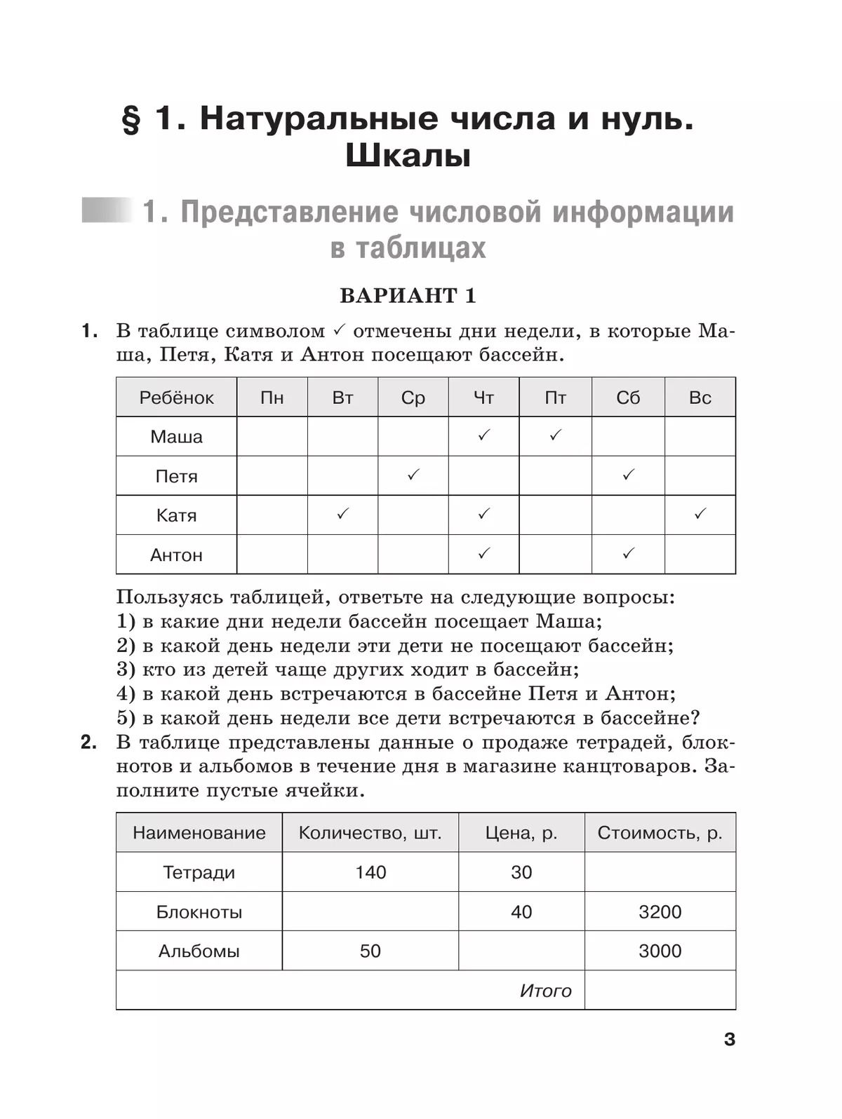 Математика. 5 класс. Базовый уровень. Дидактические материалы