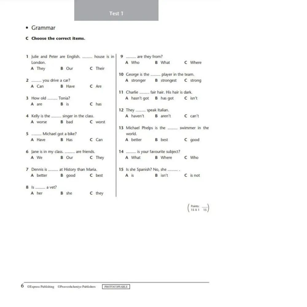 Starlight Test Booklet. Английский язык. 5 класс. Контрольные задания