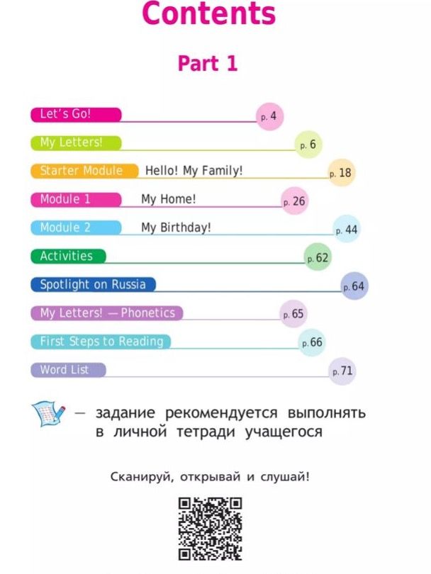 Английский в фокусе Учебник для 2 кл. Часть 1 (Просвещение)